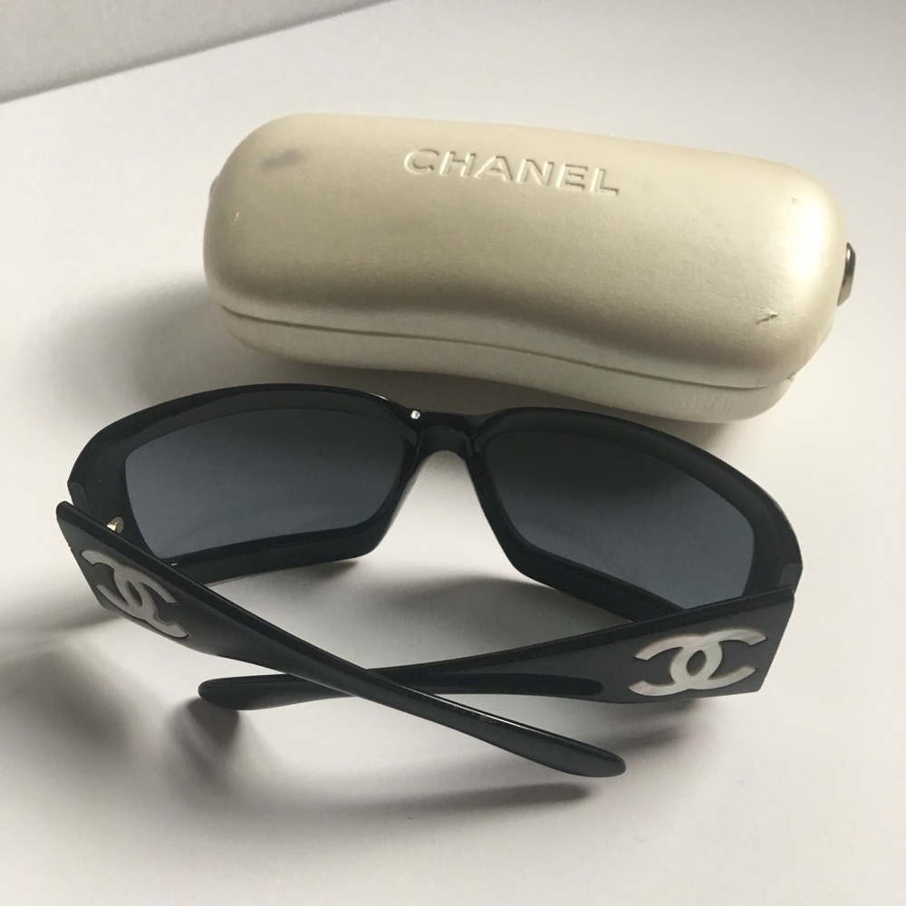 Chanel mother of pearl sunglasses
